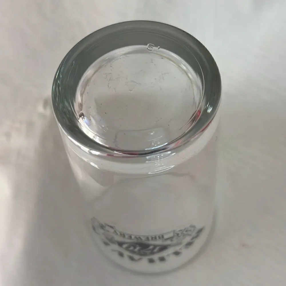 Belhaven Brewery 16 Oz Clear Beer Glass 5 3/4 In Tall 3 1/4 Round Bar Microbrews